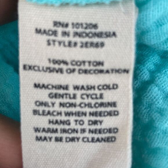 Soft Surroundings Aqua blue Top XS - Picture 7 of 7